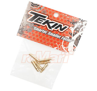 Tekin Banana 4.0mm Gold Power connectors (3pr)