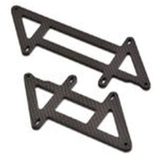 BLACK eCar Carbon Battery Straps (Long and Short) by JQRacing