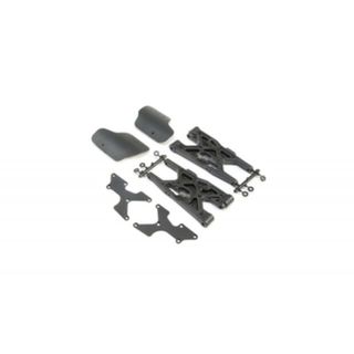 TLR 8IGHT-X Rear Arm Set w/Mud Guards (2)