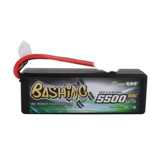 Gens Ace 5500mAh 3S 11.1v 50C 138x46x38mm 375g EC5 Plug XH Balance Hardcase Basher Series