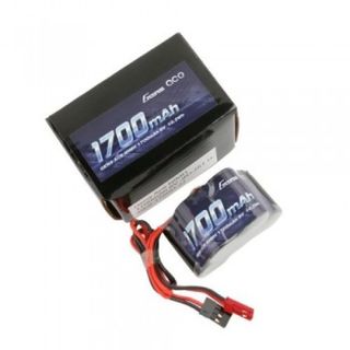 Gens Ace 6.0V 1700mAh 2/3A x 5 NiMh Hump RX Battery Pack with Dual JR-JST 125g