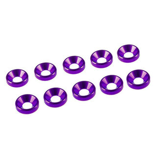 3 mm. ALU. WASHER PURPLE (10 pcs)