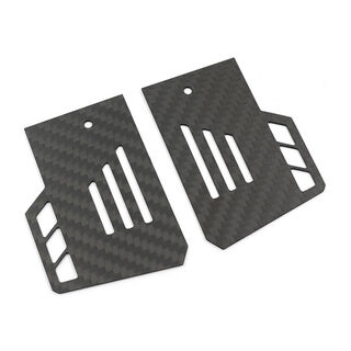 BITTYDESIGN UNIVERSAL CARBON FIBER 1MM THICK SIDE DAMS KIT FOR 1/8 GT WING