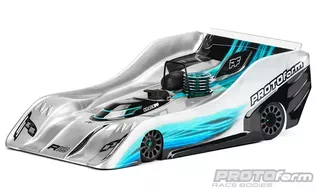 1/8 R19 On-Road Light Weight Clear Body by Protoform