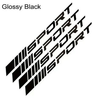 Waterproof Sport Decals x 4