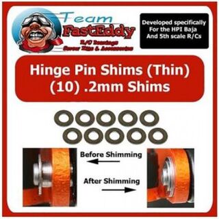 Team FastEddy Hinge Pin Shim Set 0.2mm