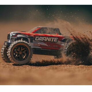 1/18 GRANITE GROM MEGA 380 Brushed 4X4 Monster Truck RTR with Battery & Charger, Red by ARRMA