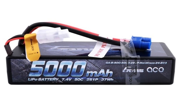 Gens Ace Black 5000mAh SCT battery w EC5