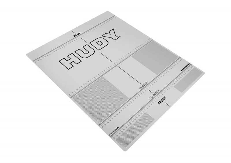 HUDY PLASTIC SET-UP BOARD DECAL FOR 1/8 OFF-R