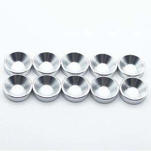 M4 Countersunk Washer Silver 10pcs