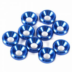 M3 Countersunk Washer Blue 8pcs