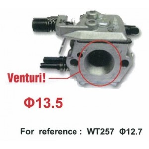 Zenoah Big Venturi 13.5mm WT-1048 Carb Upgrade for Marine Engines