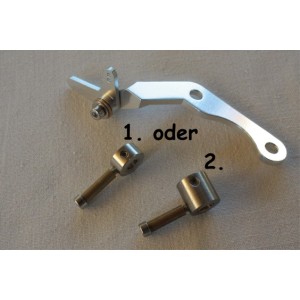 Gas linkage for Zenoah, silver