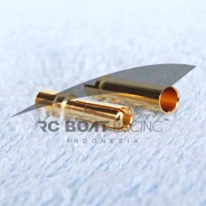 AMASS 4mm Bullet Connectors (3 Pairs) – Gold Plated For RC Brushless Motors