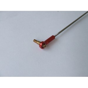 Servo rod with ball joint red 2 pcs
