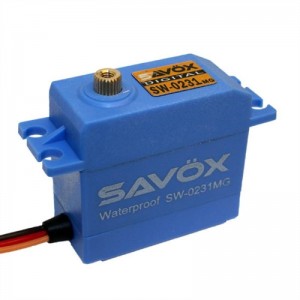 Savox STD size Waterproof 15kg/cm, Digital Servo, 0.17sec, 6V, 66g, 41.8x20.2x42.9mm
