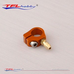 Stuffing tube clamp with oil fitting