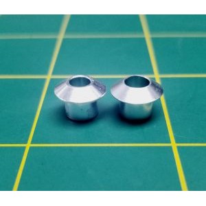 Aluminum grommet for tubing 4mm