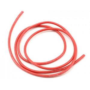 ProTek RC 14awg Red Silicone Hookup Wire (1 Meter)