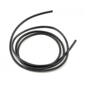 ProTek RC 16awg Black Silicone Hookup Wire (1 Meter)