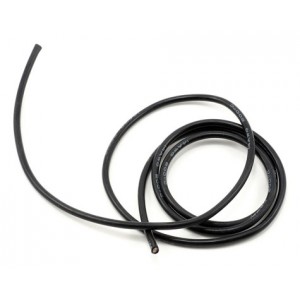ProTek RC 14awg Black Silicone Hookup Wire (1 Meter)