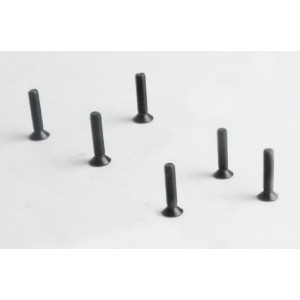 Flat Head Hex Screw m3x14 6pce