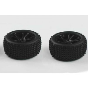 Rear Tyres Set 1/10 Buggy 2pce