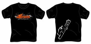 Serpent T-shirt  Splash black