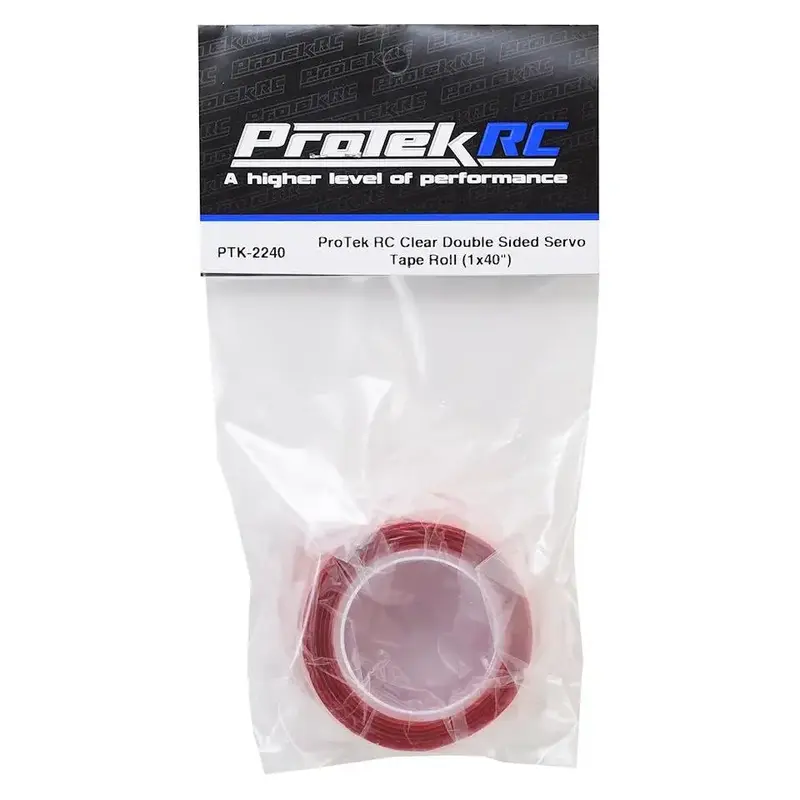 ProTek RC Clear Double Sided Servo Tape Roll 1x40inch