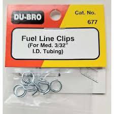 DUBro Fuel Line Clips x 4