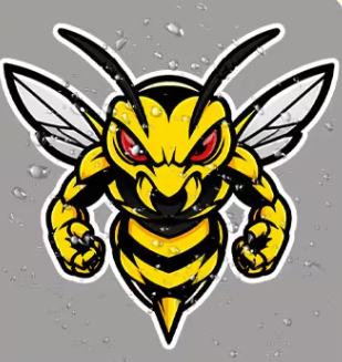 Hornet Bee Waterproof Decal