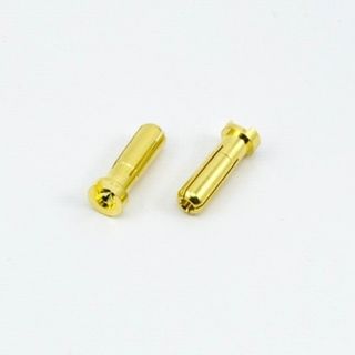 5.0MM BULLET CONNECTOR MALE (2PCS)