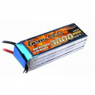 GENS-ACE 3800MAH, 14.8V, 4S1P, 25C