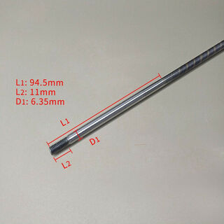 700mm 1/4 Flex Shaft With Welded Prop Shaft (New Strengthened Version)