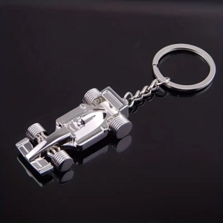 Metal F1 Metal Key Ring