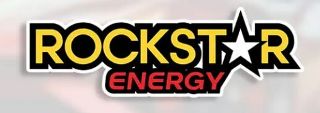 Waterproof Rockstar Energy Decal x 2 Large
