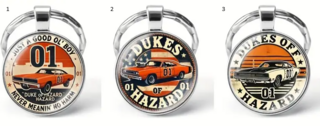 Dukes Of Hazard Keyrings