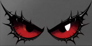 Demon Eyes Waterproof Decals