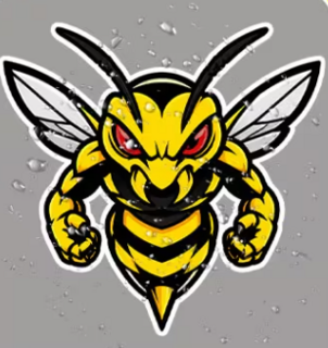 Hornet Bee Waterproof Decal