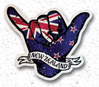 Kiwiana Hands Waterproof Decal